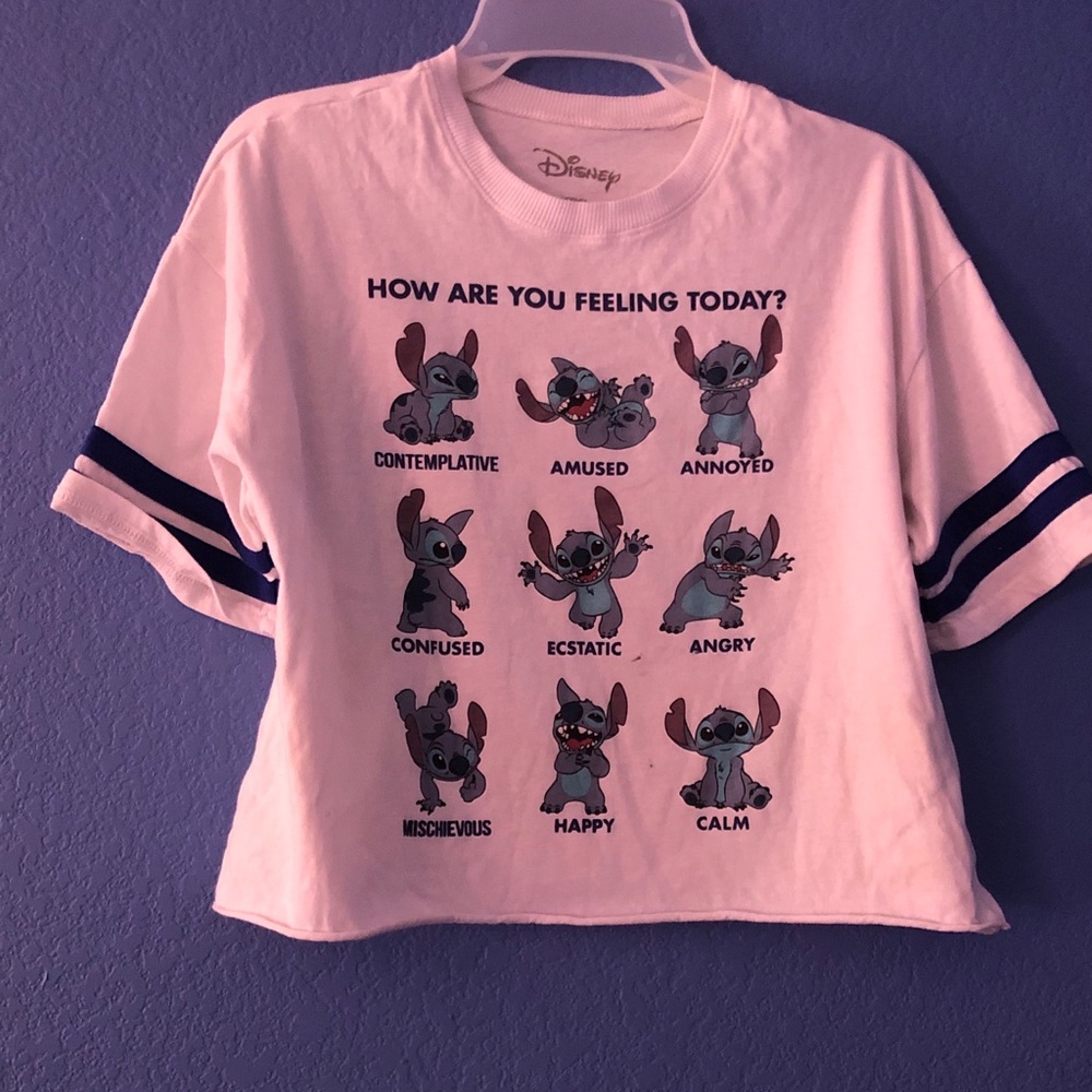 STICH Crop-Top White T-Shirt